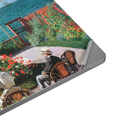 Claude Monet The Terrace at Sainte-Adresse Universal Laptop 15in (12.2 x 8.8in) Skin